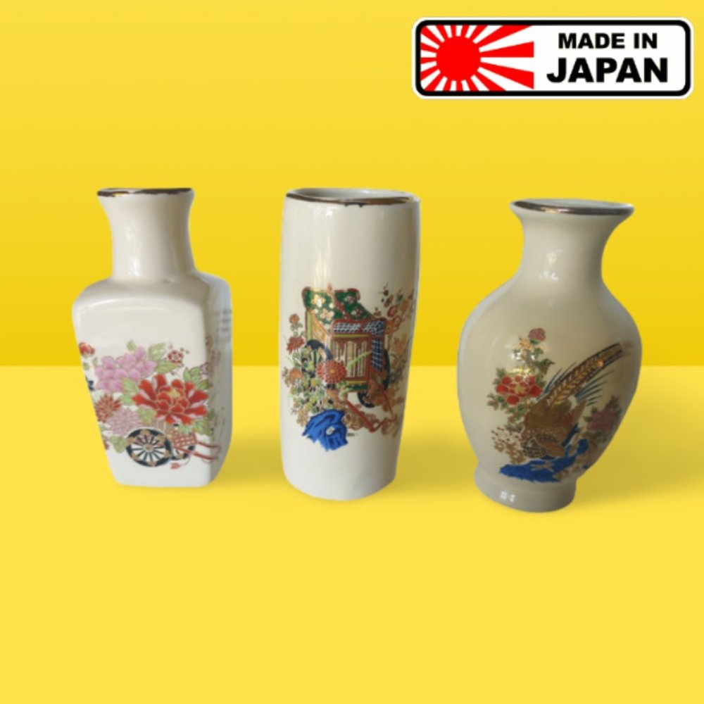 Japanese Vase Set pottery